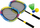 Set raketash lodër Soft Rackets, 2 raketa, shatel dhe top, shumëngjyrësh