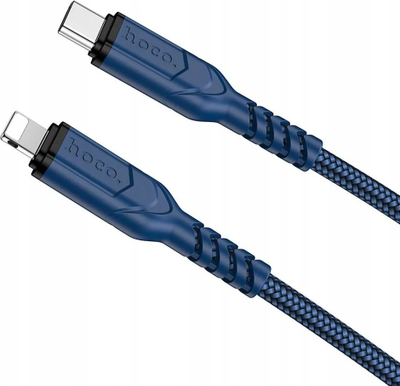Kabllo karikimi Hoco X59 USB C në Lightning, 20W PD, 1m, blu
