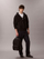 Çantë shpine Calvin Klein Bold Round, najlon, e zezë