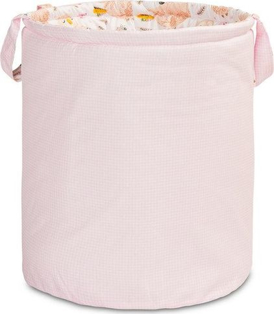 Kosh lodrash Sensillo Toy Basket Birds, 40x50cm, pambuk, koral