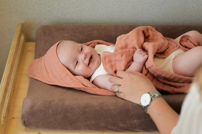 PESHQIR  Wrinkled Cotton 75x75cm Rosewood