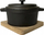 Set tenxhere hekuri Iron Pot, 2 copë, 13 x 9 x 10 cm, e zezë