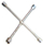 Крстест клуч за гуми Satra CROSS LUG WRENCH 15165938, 17x19x21x22 mm, металик