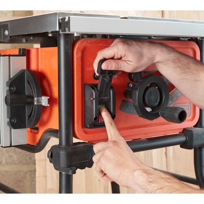 Sharrë tavoline Black&amp;Decker BES720, 1800 W, teh 254 mm, portokalli