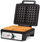 Aparat për waffle Salter Deep Fill, 1600W, pjatë 20x17cm, i zi