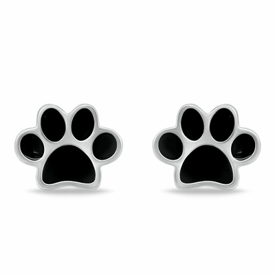 Vathë për femra Brilio Silver Paws EA110WBC, të argjendtë/ të zi