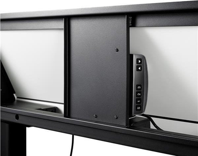 Моторна количка за интерактивен екран Optoma EST09, 65"–86", црна