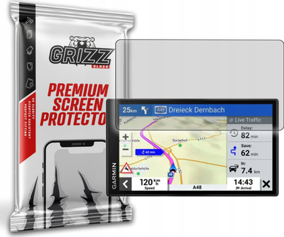 Mbrojtëse ekrani GrizzGlass Matte Film PaperScreen për Garmin DriveSmart 66, matte, kundër reflektimit, transparente