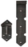 Vare porte Okko GB-HB300, metal, e zezë
