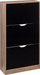 Dolap këpucësh 5five Shoe Cabinet Five, me 3 sirtarë, zi me bezhë