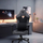Karrige gaming ThunderX3 EAZE MESH, ergonomike, najlon dhe çelik, e zezë