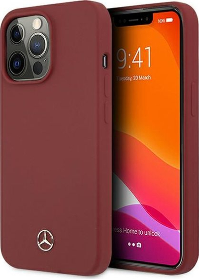 Kabull iPhone 13 Pro Max Mercedes Silicone Line, 6.7", silikon, i kuq