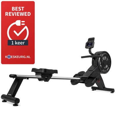 Pajisje varkimi Abarqs VirtuFit Elite Air Magnetic, rezistencë ajër magnetike, ekran LCD, e zezë