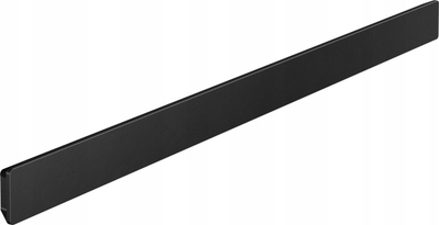 Panel muri Hansgrohe Wall Panel 50 cm, me ngjitje ose me vida, i zi mat