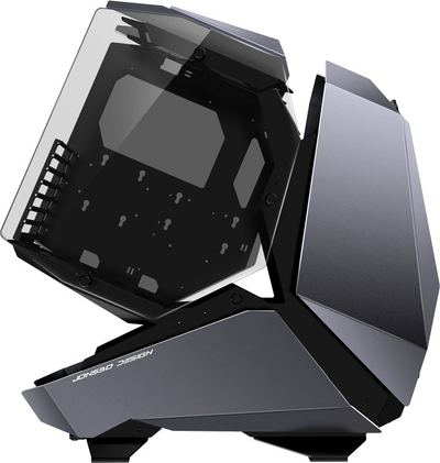 Kuti PC Jonsbo MOD5 Big-Tower, xham i temperum, RGB, gri
