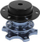 Adapter timoni TurboWorks Quick Release Hub Titanium, 6 vrima montimi, alumini, gri titanium