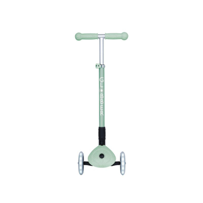 Trotinet Globber Primo Foldable Lights Ecologic Jr, 3 rrota, me drita LED, jeshil