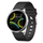 Smartwatch G.Rossi SW010-13, ekran i rrumbullakët, rrip silikoni, i zi