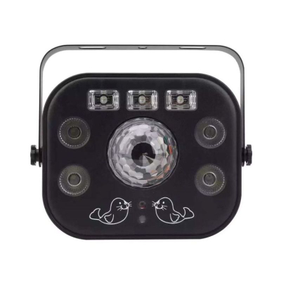 Dritë disko Light4Me Multiphase, efekt LED 5 në 1, me DMX edhe telekomandë, e zezë