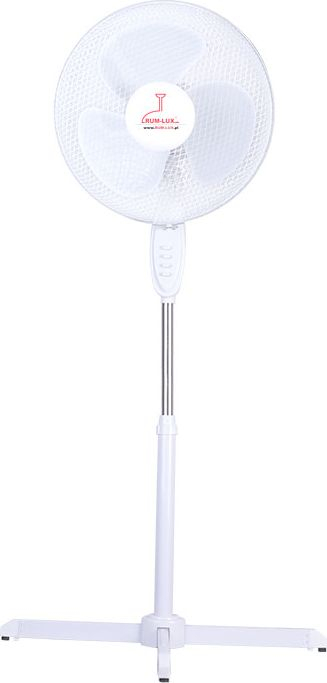 Ventilator në këmbë Orkan Rlum Lux, 43 cm, lartësi gjer në 122 cm, i bardhë