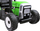 Traktor elektrik lodër PA0242 me rimorkio, 12V, me telekomandë, jeshil