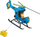 Set lodrash Schleich Dinosaurs Air Attack SLH41468, helikopter me figurina, plastike, shumëngjyrëshe