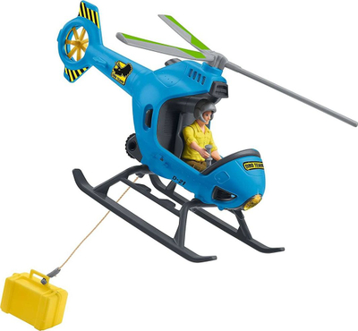 Set lodrash Schleich Dinosaurs Air Attack SLH41468, helikopter me figurina, plastike, shumëngjyrëshe