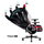 Karrige gaming Diablo Chairs X-PLAYER 2.0 King Size, ergonomike, anthracite crimson