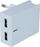 Karikues muri Swissten Lightning SMART IC, 2 porta USB 3A 15W, me kabllo Lightning 1.2 m, i bardhë