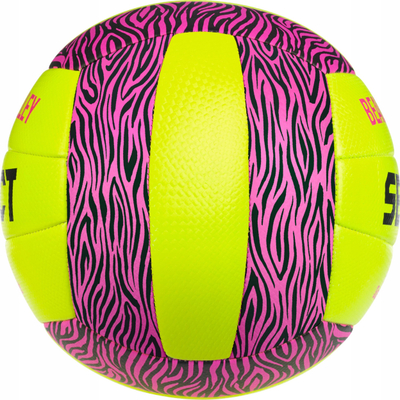 Top volejbolli plazhi Select Beach Volley V23, përmasë 5, material sintetik, i verdhë me roze