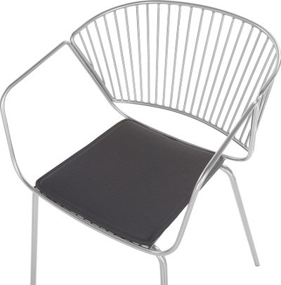 Set karrigesh ngrënie RIGBY Metal, 2 copë, metal, argjendtë