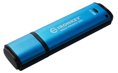 USB Kingston Vault Privacy 50 IKVP50C, 64GB, USB C 3.2 Gen 1