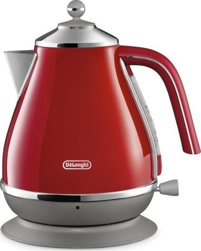 Çajnik elektrik DeLonghi Icona Capitals KBOC 2001.R, 1.7L, 2000W, i kuq