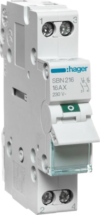 Llampë modulare Hager SVN125, LED, 230V AC, transparente
