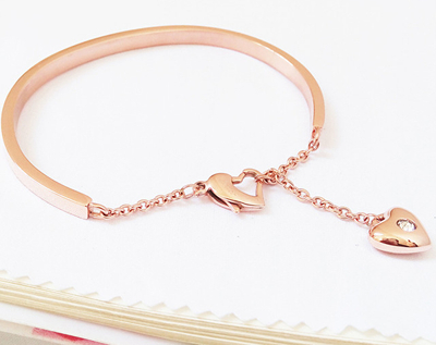 Byzylyk Troli  with heart KBS-151-GOLD