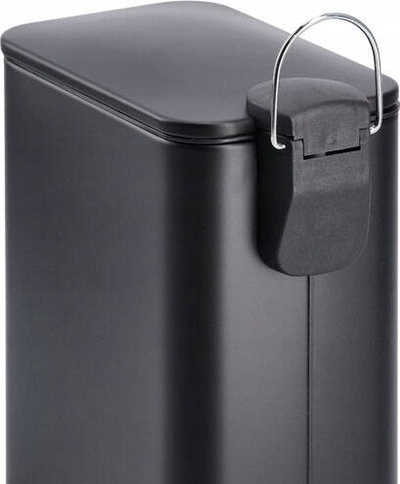 Kosh plerash Zeller Present Pedal Bin, 5L, mbyllje e butë, i zi