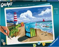 Set pikturimi me numra Ravensburger CreArt Baltic Sea, për fëmijë dhe të rritur, shumëngjyrësh