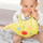 Lodër pelushi Fehn Cuddle Cloth kukull dore Dino Diego, për bebe, me zhurmë, shumëngjyrësh