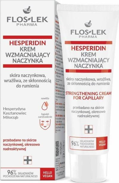 Krem fytyre Floslek Hesperidin, forcues për kapilarë, 50ml