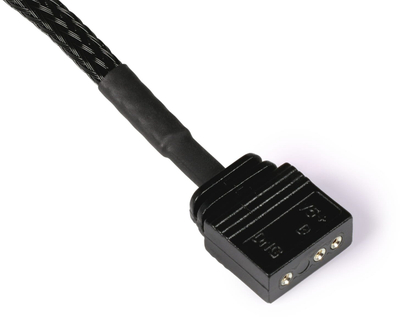 Kabllo Y-Splitter Alphacool ARGB, 3-Pin në 2x 3-Pin, 60cm, e zezë
