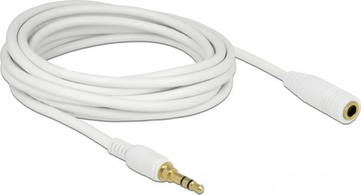 Kabllo zgjatëse audio DeLOCK 85591, 3.5 mm stereo, 5 m, e bardhë