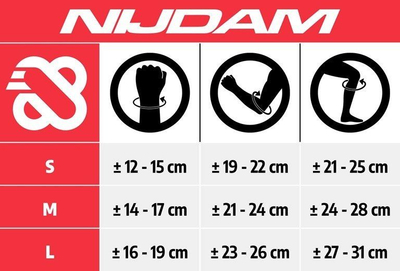 Set mbrojtës sportiv Nijdam N61EC03, për kalamaj, madhësia L, gri me rozë
