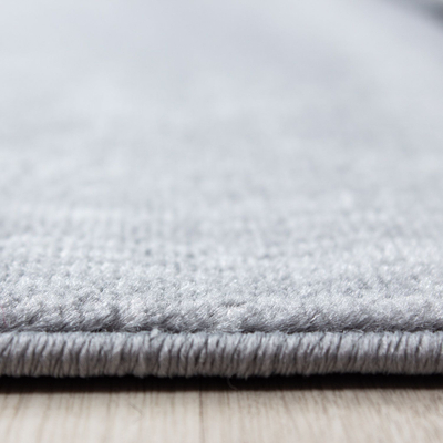 Tapet Carpet Plus 8007, 200x290 cm, polipropilen, gri me të zezë