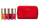 Set vaj për buzë Clarins Radiant, 4 copë