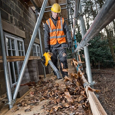 Fshesë fryrëse me bateri Dewalt DCM572N, 54V FlexVolt, brushless, e verdhë