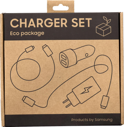 Set karikuesish Samsung, karikues makine 2x USB Fast Charge, karikues rryme USB C Super Fast Charging, i zi