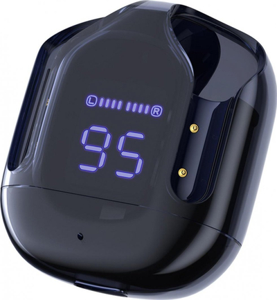 Kufje wireless ACEFAST T6, Bluetooth 5.0, me kuti karikimi me LED, blu e errët