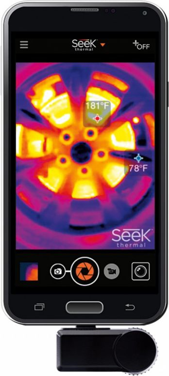 Термална камера Seek Thermal Compact за Android, 206x156 px, MicroUSB, црна