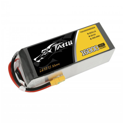 Bateri LiPo Tattu Gens Ace 6S, 16000mAh, 22.2V 30C, XT90-S
