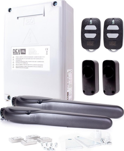 Set automatizimi portë rrotulluese DEA Kit MACNET, 230V, dykanatësh deri 3m, gri